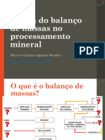 Teoria Do Balanço de Massas No Processamento Mineral