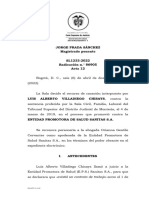 SL1233-2022 No Se Derribo La Presuncion de Subordinacion - Profesiones Liberales Medicos