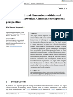 Organizing Cultural Dimensions Within An