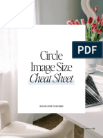 Circle Image Size Cheat Sheet