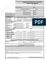 Formulario Solicitud Credito