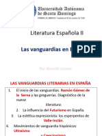 Las Vanguardias Literarias en España