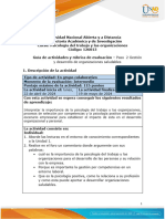 Guía de Actividades y Rúbrica de Evaluación - Paso 2 Gestión y Desarrollo de Organizaciones Saludables