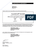 Touchntuff-92-600 - Touchntuff®-92-600 - Eu - 20210118 - Declaration of Conformity