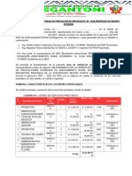 ACTA DE VALIDACION DE SERVICIOS KITAPARAY Peces