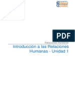 Ideas Clave - Unidad 1 - Relaciones Humanas 2022