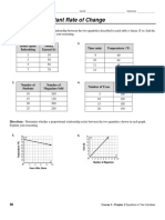 Constant Rate Change Wksheet