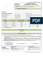 Commercial City Application Form