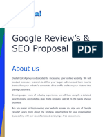 Google Review's and SEO Proposal