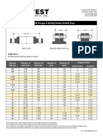 Asme b16.5 Class 150 Flanges Bolting Pattern and Dimensions Chart Northwest Fastener