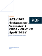 AFL1502 Assignment 2 Semester 1 2024F3