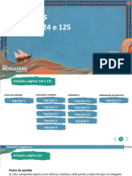 Soluções - Páginas 124 e 125