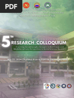 5th CSSP Research Colloquium Programme