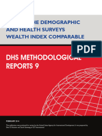 Dhs Methodological Reports 9: Making The Demographic and Health Surveys Wealth Index Comparable