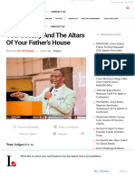 Your Destiny and The Altars of Your Father's House