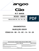 N.T. 3845A XCXX - XBXX: Diagnóstico Injecção DDCR VDIAG 04 - 08 - 10 - 0C - 14 - 18 - 20