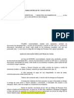 MODELO DE EXECU+ç+âO PARA ENTREGA DE COISA CERTA