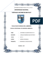 Informe de Quimica Organica