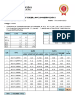 Previo Tercera Nota Construcción Ii