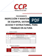 FOE-PR-05 Inspección y Mant - Equipos, Sistemas de Acceso y Estructura TA V2