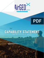 Capability Statement AirGeoX