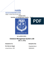 DBMS Practicle File