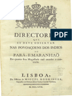 Diretório Dos Índios - 1758