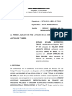 Deduce Nulidad de Acto Procesale de Resolucion #15 PDF