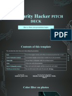 IT Security Hacker Pitch Deck by Slidesgo