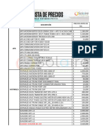 Lista de Precios Actualizada-Mayo 20