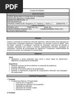 1º - Algoritmos e Programação mCT1MHt