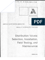 Awwa - M44 - Distribution Valves - Selection, Installation, Field Testing, and Maintenance First Edition