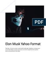 Elon Musk Yahoo Format PDF (Download From Regcollins - Com)