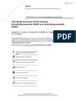 The Liquid Structure of The Solvents Dimethylformamide DMF and Dimethylacetamide DMA