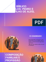 Apresentação - Discipulos Pedro e Tiago Filho de Alfeu