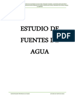 Estudio de Fuente de Agua Otuzco