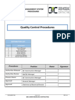 QC Procedures