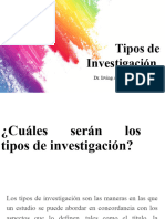 Tipos de Investigación