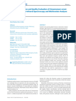 Rapid Authentication and Quality Evaluation of Cinnamomum Verum