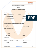 Important Questions For CBSE Class 8 Science Chapter 5 - Coal and Petroleum