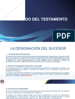 CONTENIDO DEL TESTAMENTO Examen