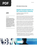 Digital Transformation in The Automotive Industry