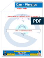 DPP 2 Electrostatics Neet Jee Mains 2023