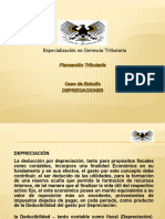 Caso de Estudio - Depreciaciones Especialización en Gerencia