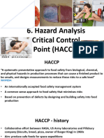 Lecture 6 - Hazard Analysis Critical Control Point (HACCP)