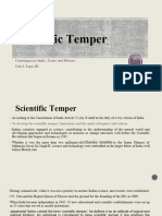 Scientific Temper