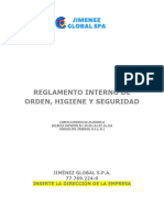 Reglamento Interno de Orden Higiene y Seguridad Jiménez Global S.A.P.