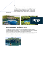 Laguna Maxbal, Huehuetenango: Cenotes de Candelaria