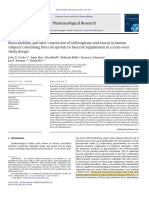 Bioavailability and Inter-Conversion of Sulforaphane and Erucin in Human Subjects Consuming Broccoli Sprouts or Broccoli Supplement in A Cross-Over Study Design