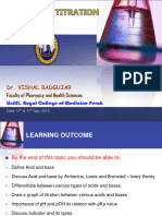 Acid - Base Titration